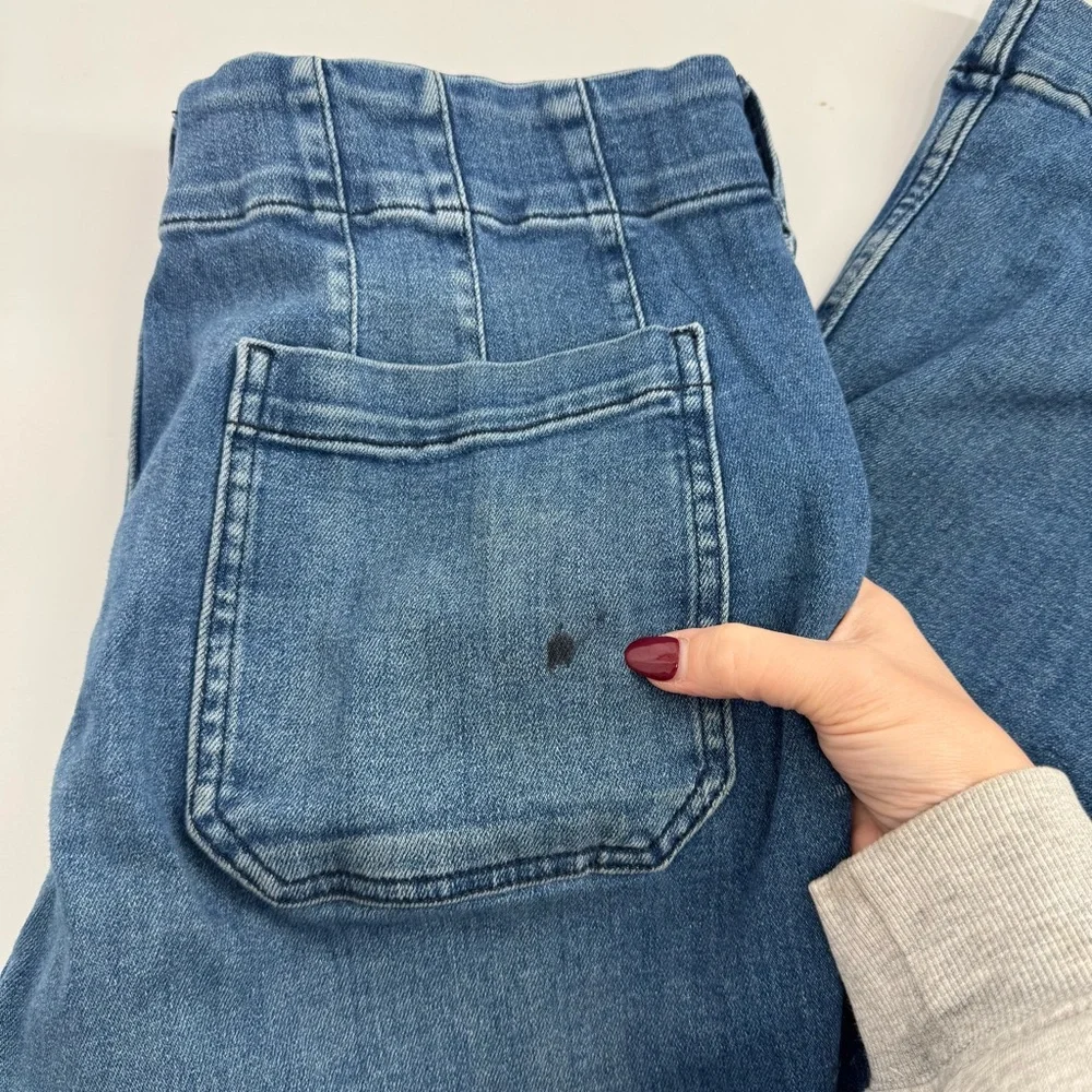 Maeve by Anthropologie The Colette Crop High-Rise Wide-Leg Jeans - Picture 8 of 12